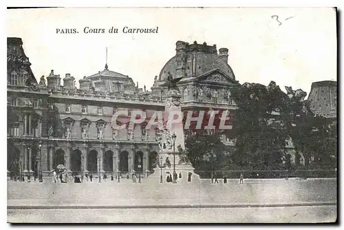 Cartes postales Paris Cours du Carrousel