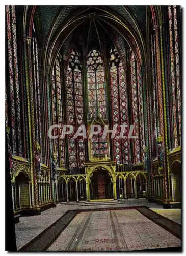 Ansichtskarte AK Paris la Sainte Chapelle Chapelle Haute la Nef