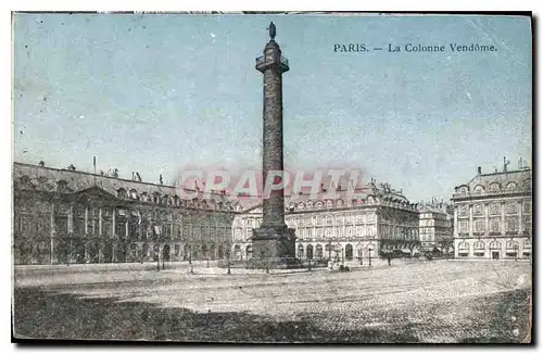 Cartes postales Paris la Colonne Vendome