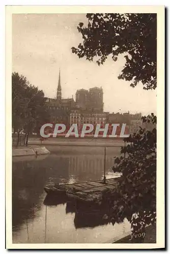 Ansichtskarte AK Paris en Flanant l'Ile St Louis Bateau