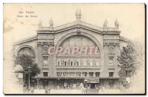 Cartes postales Paris Gare du Nord