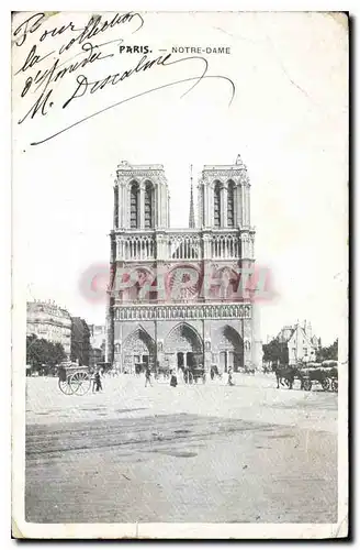 Cartes postales Paris Notre Dame