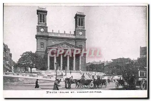 Cartes postales Paris Eglise St Vincent de Paul