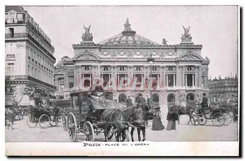 Cartes postales Paris Place du l'Opera