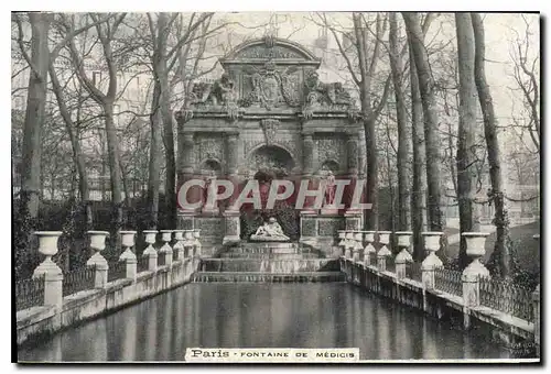 Cartes postales Paris Fontaine de Medicis