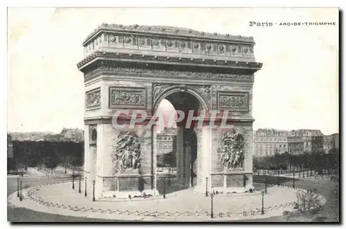 Cartes postales Paris Arc de Triomphe