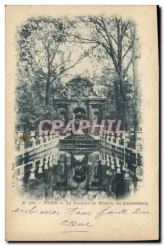 Cartes postales Paris la Fontaine de Medicis au Luxembourg