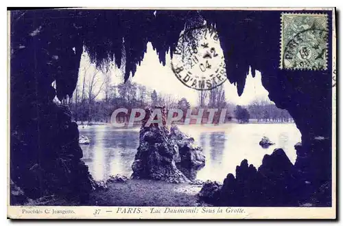 Cartes postales Paris Lac Daumesnil sous la Grotte