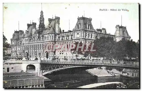 Cartes postales Paris hotel de Ville