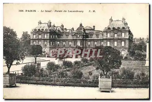 Ansichtskarte AK Paris le Senat Palais du Luxembourg