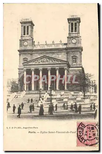 Cartes postales Paris Eglise Saint Vincent de Paul