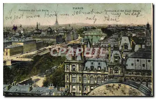 Ansichtskarte AK Paris Panorama des Huit Ponts