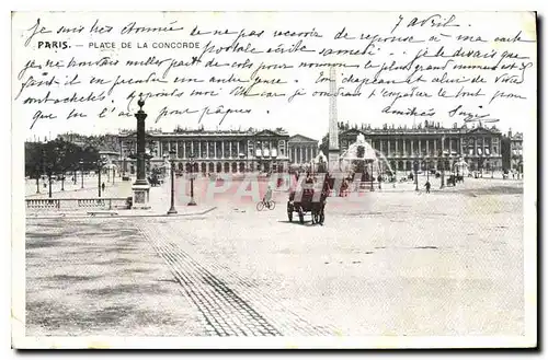 Cartes postales Paris Place de la Concorde