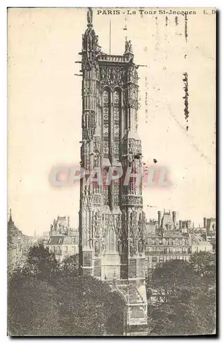 Cartes postales Paris la Tour St Jacques