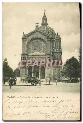 Cartes postales Paris Eglise St Augustin