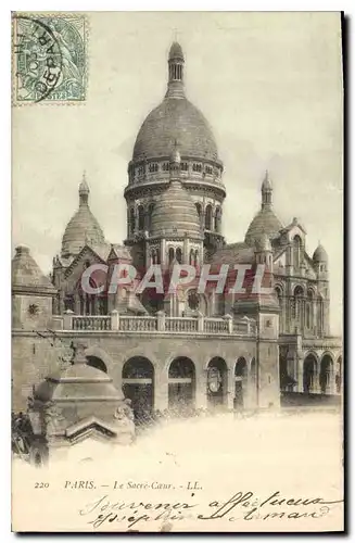 Cartes postales Paris le Sacre Coeur