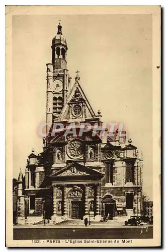 Cartes postales Paris l'eglise Saint Etienne du Mont