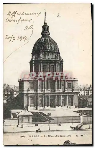 Ansichtskarte AK Paris le Dome des Invalides