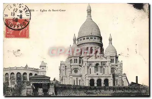 Cartes postales Paris Eglise du Sacre Coeur