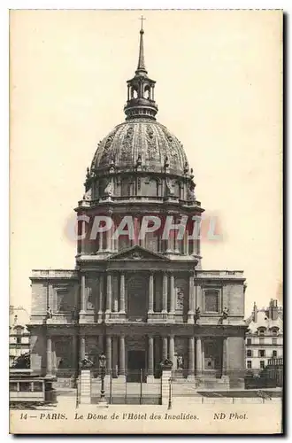 Ansichtskarte AK Paris le Dome de l'hotel des Invalides