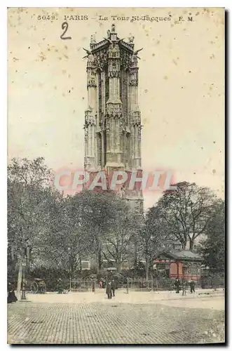 Cartes postales Paris la Tour St Jacques