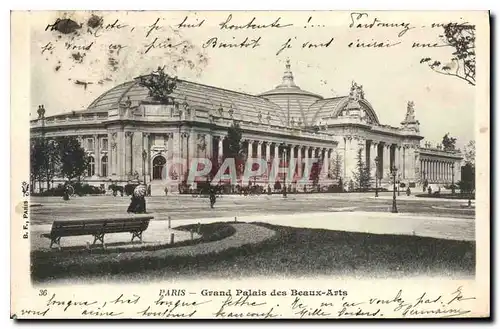 Cartes postales Paris Grand Palais des Beaux Arts