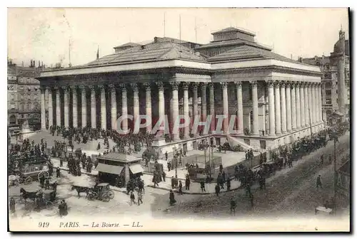 Cartes postales Paris la Bourse