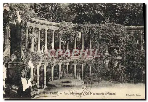 Cartes postales Paris Parc Monceau la Naumachie Mirage