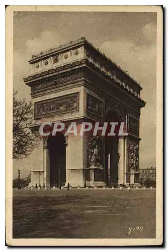 Cartes postales Paris En Flanant l'Arc de Triomphe