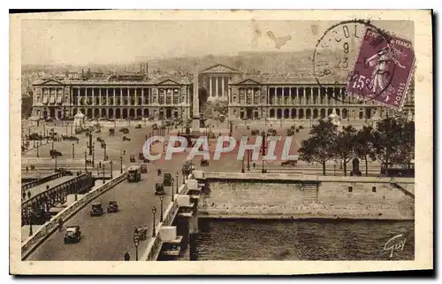 Cartes postales Notre Beau Paris Pont et Place de la Concorde