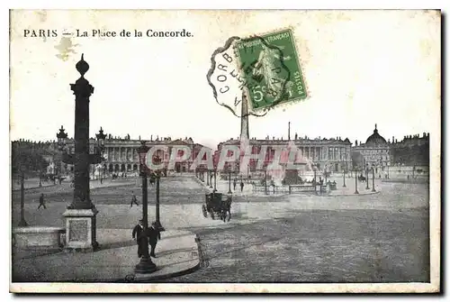 Cartes postales Paris la Place de la Concorde