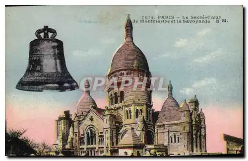 Ansichtskarte AK Paris Le Sacre Coeur de Montmartre et la Savoyarde Cloche