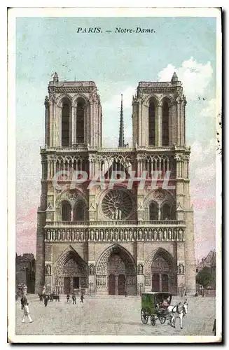 Cartes postales Paris Notre Dame