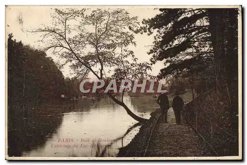 Cartes postales Paris Le Bois de Boulogne Environs du Lac d'Orleans