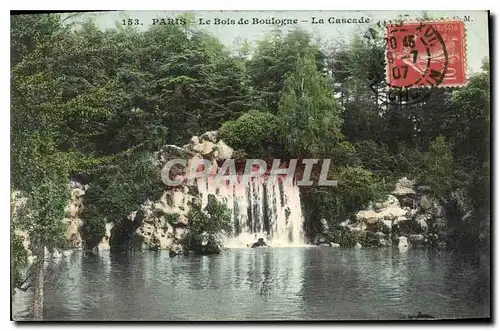 Ansichtskarte AK Paris Le Bois de Boulogne La Cascade