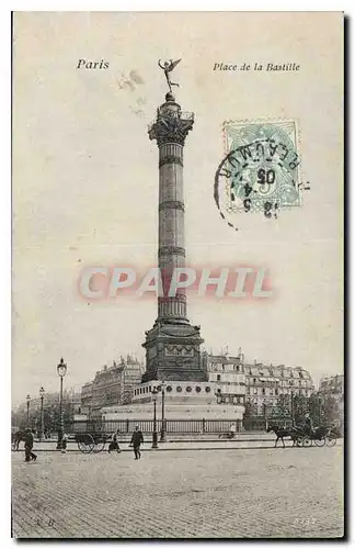 Cartes postales Paris Place de la Bastille