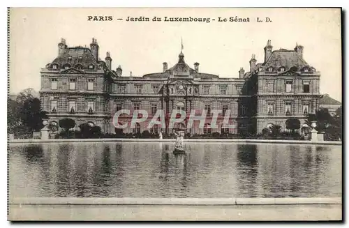 Ansichtskarte AK Paris Jardin du Luxembourg Le Senat