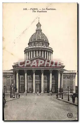 Cartes postales Paris le Pantheon