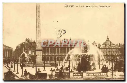 Cartes postales Paris La Place de la Concorde