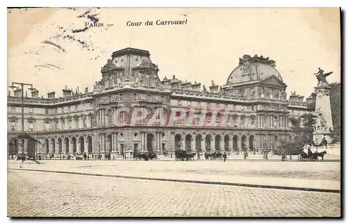 Cartes postales Paris Cour du Carrousel