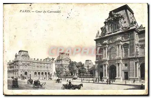 Cartes postales Paris Cour du Carrousel