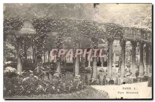 Cartes postales Paris Parc Monceau