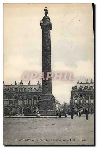 Cartes postales Paris La Colonne Vendome