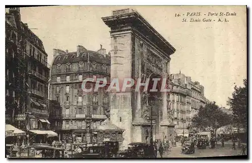 Cartes postales Paris Porte St Denis