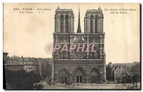 Cartes postales Paris Notre Dame et le Palais