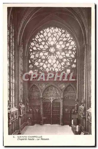 Cartes postales Sainte Chapelle Chapelle haute La Rosace