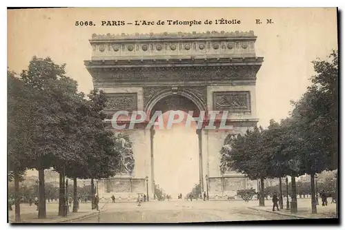 Cartes postales Paris l'Arc de Triomphe de l'Etoile