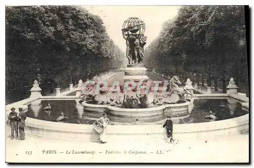 Ansichtskarte AK Paris le Luxembourg Fontaine de Carpeaux