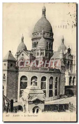 Cartes postales Paris le Sacre Coeur