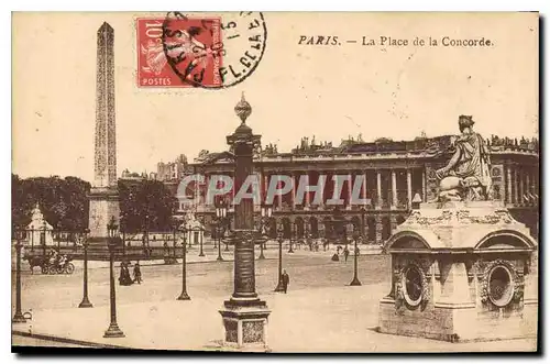 Cartes postales Paris la Place de la Concorde